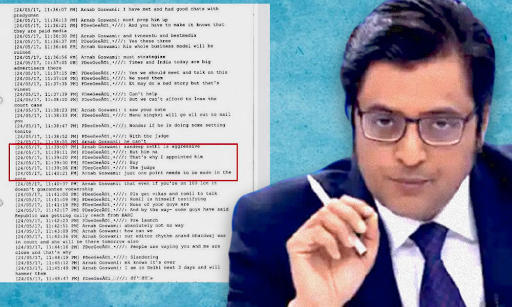 More disclosures in Arnabgate: BARC CEO stated that Arnab paid him to ...