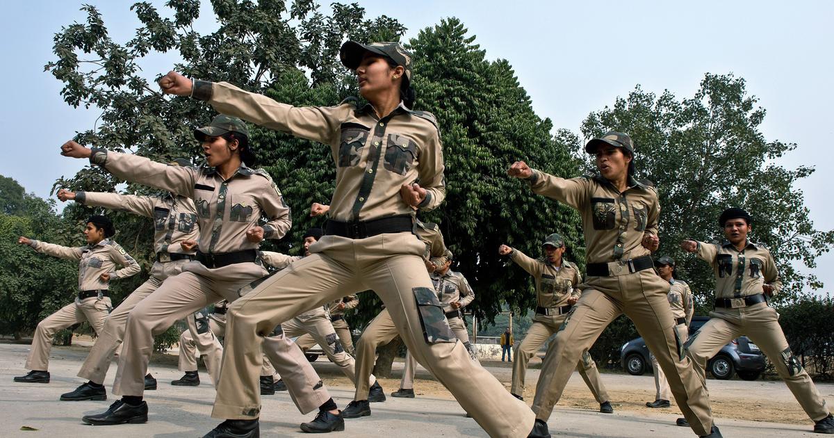 women in Indian police