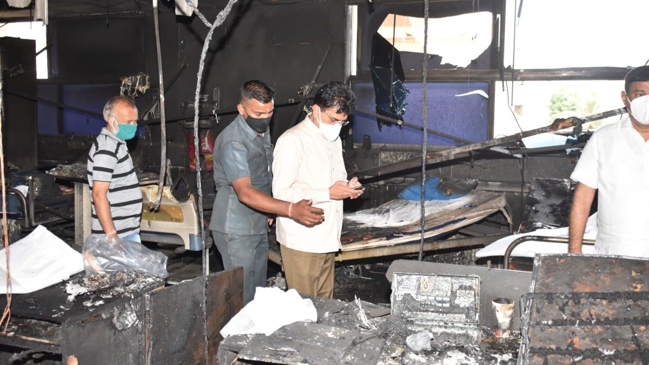 Mumbai icu fire